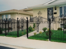 Residential Wrought Iron Fencing