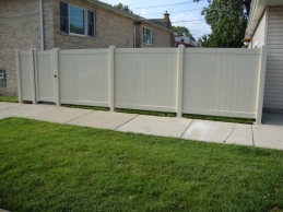 White Vinyl Fences